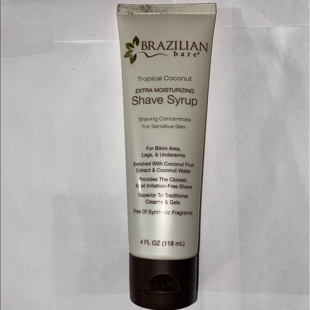 Brazilian Bare Tropical Coconut Extra Moisturizing Shave Syrup 4 Fl Oz